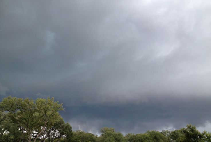 Round up the herd, weather's coming.