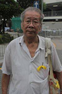 Proud Hong Kong. He didn't hesitate for a minute when I asked for a photo. (photo by therockmom)